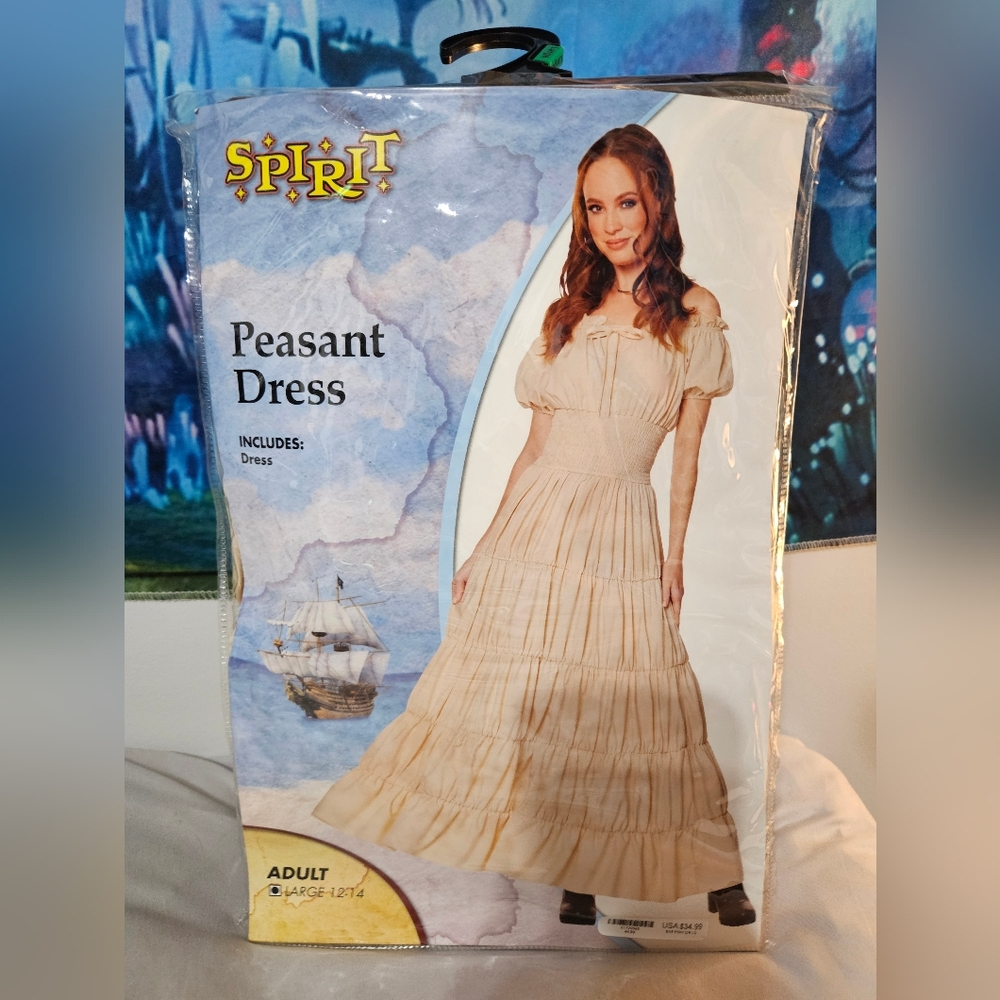 Spirit Cream Peasant Maxi Dress
